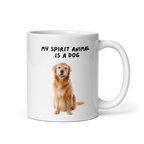My Spirit Animal Is A Dog | White Glossy Mug | The Neurospicy Store 11 oz
