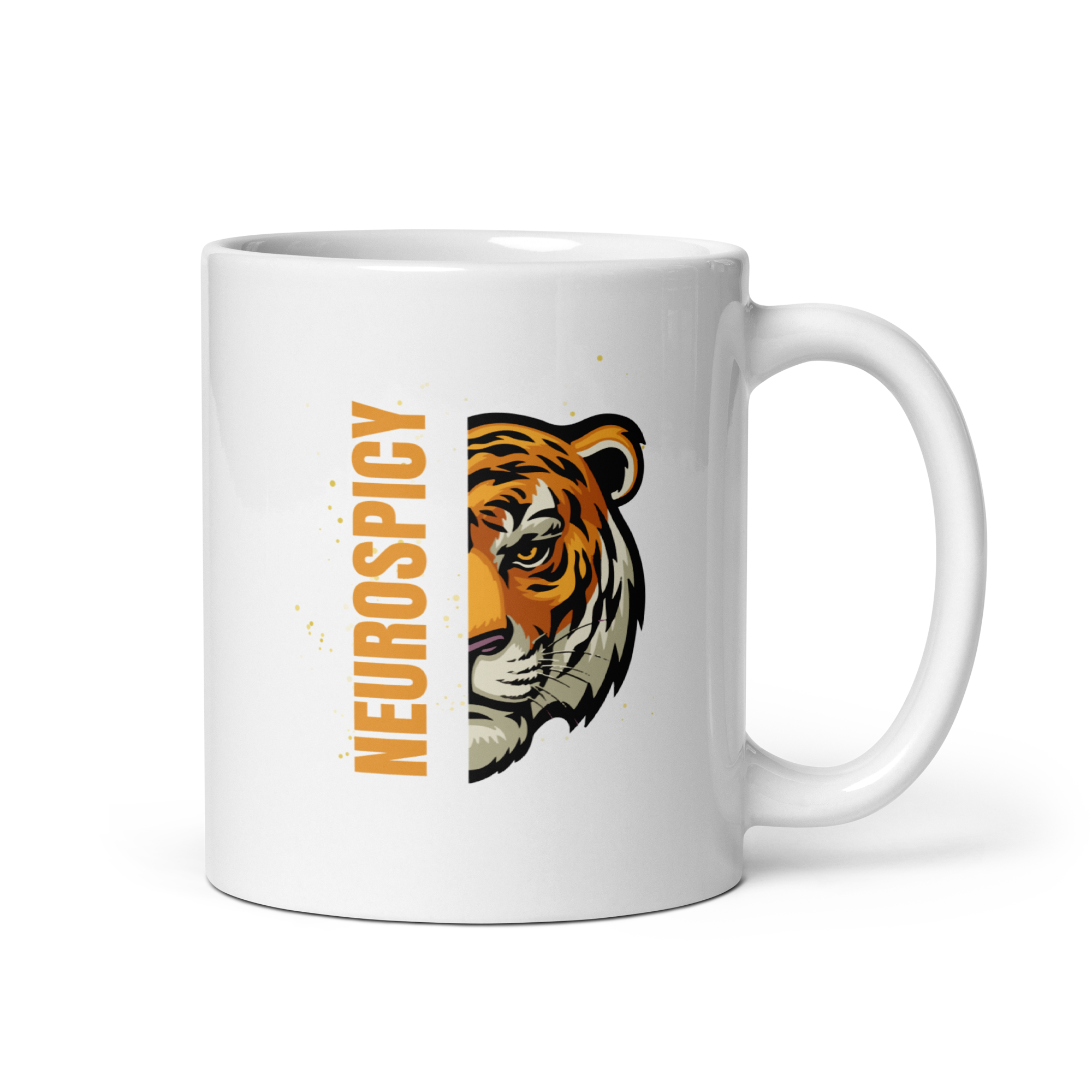 Neurospicy | White Glossy Mug | The Neurospicy Store 11 oz