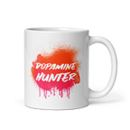 Dopamine Hunter | White Glossy Mug | The Neurospicy Store 11 oz