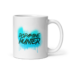 Dopamine Hunter | White Glossy Mug | The Neurospicy Store 11 oz