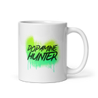 Dopamine Hunter | White Glossy Mug | The Neurospicy Store 11 oz