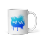 Unstoppable | White Glossy Mug | The Neurospicy Store 11 oz