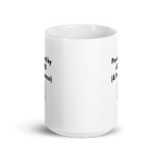 Powered by ADHD (& Prosecco) | White Glossy Mug | The Neurospicy Store