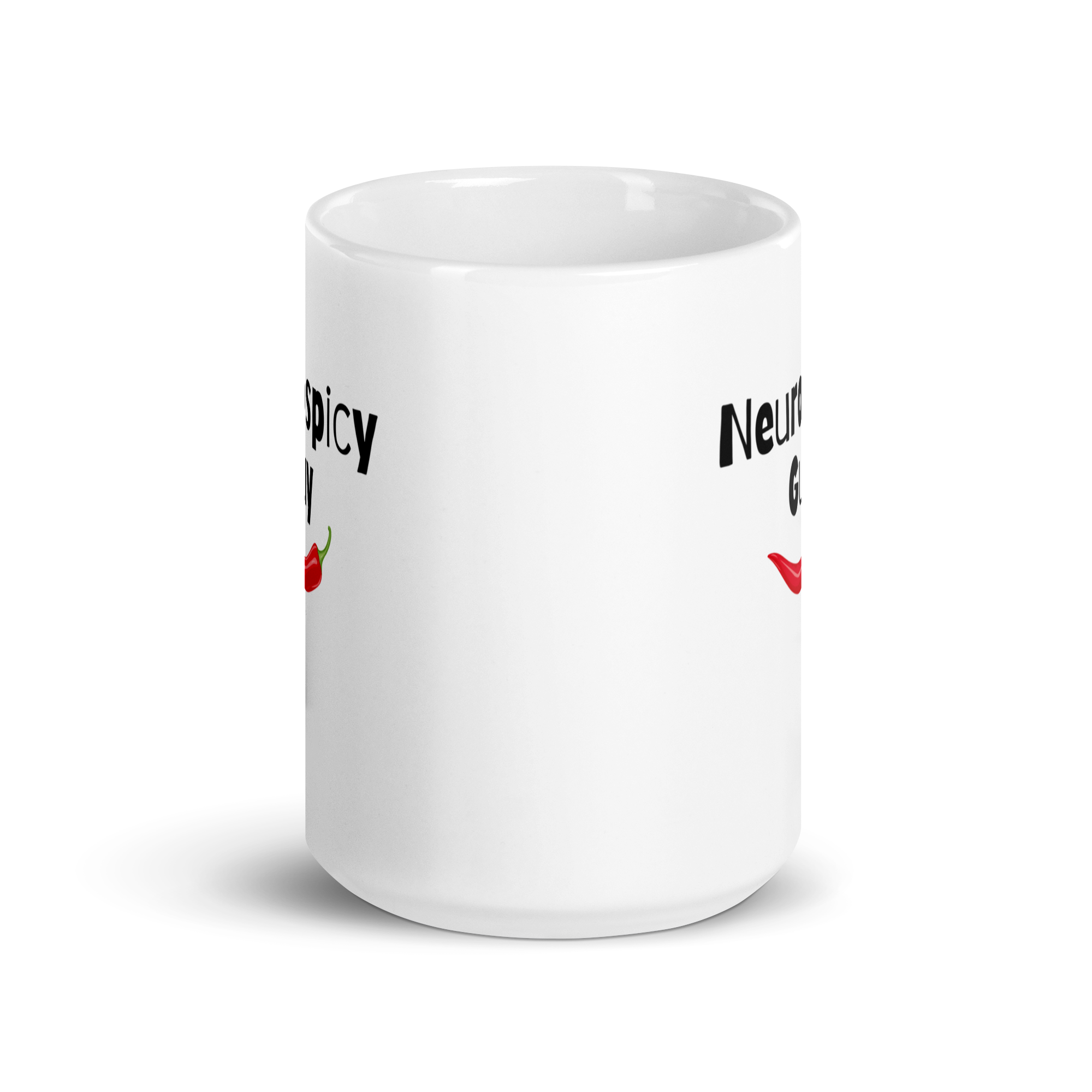 Neurospicy Guy | White Glossy Mug | The Neurospicy Store