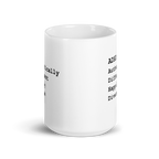 ADHD Authentically Different Happily Diverse | White Glossy Mug | The Neurospicy Store