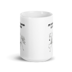 My Spirit Animal Is A Horse | White Glossy Mug | The Neurospicy Store