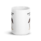 My Spirit Animal Is A Rabbit | White Glossy Mug | The Neurospicy Store