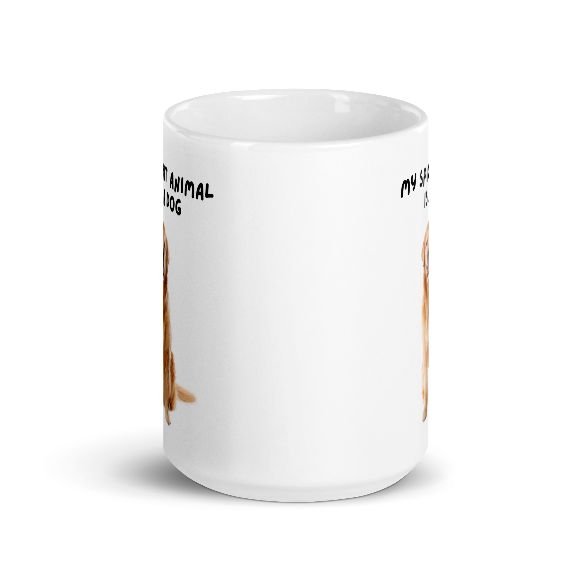 My Spirit Animal Is A Dog | White Glossy Mug | The Neurospicy Store