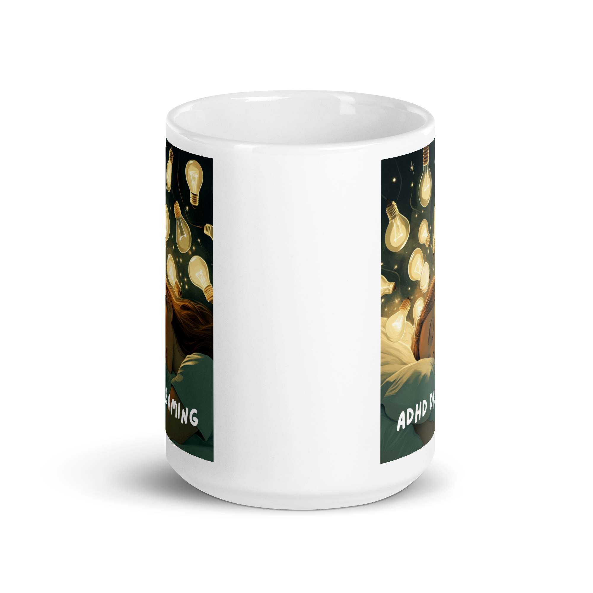 ADHD Dreaming | White Glossy Mug | The Neurospicy Store