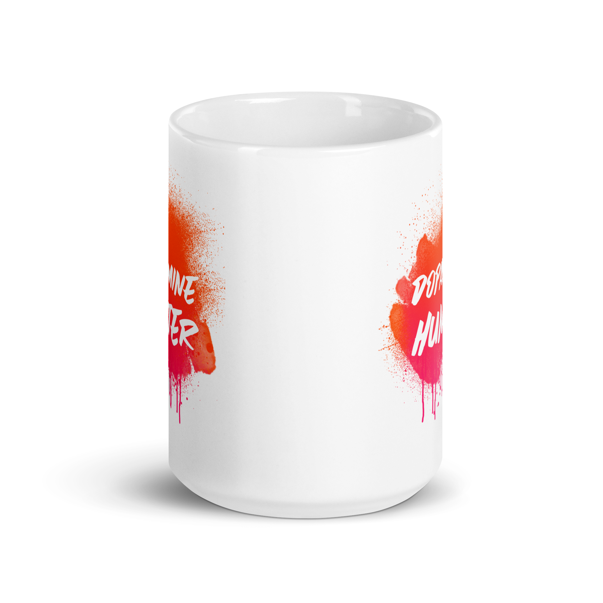 Dopamine Hunter | White Glossy Mug | The Neurospicy Store