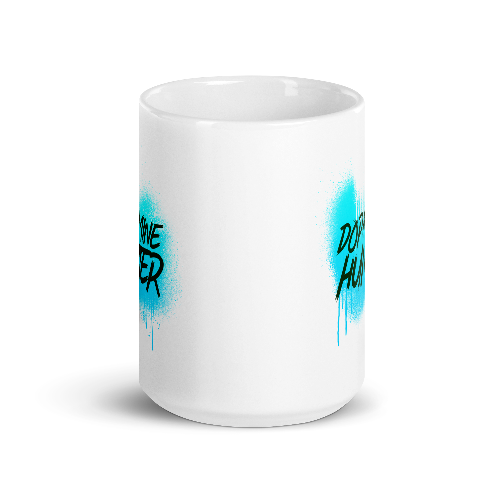 Dopamine Hunter | White Glossy Mug | The Neurospicy Store