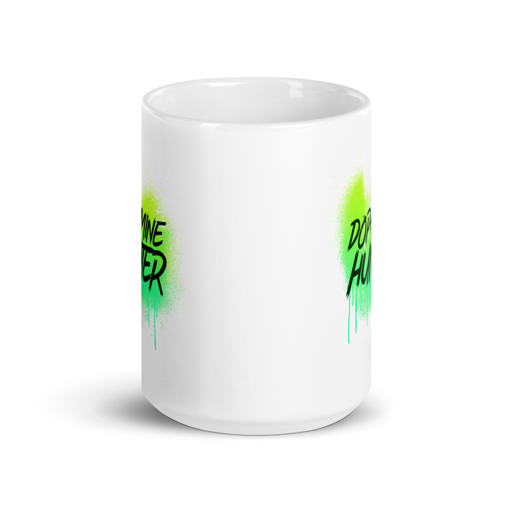 Dopamine Hunter | White Glossy Mug | The Neurospicy Store