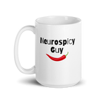 Neurospicy Guy | White Glossy Mug | The Neurospicy Store