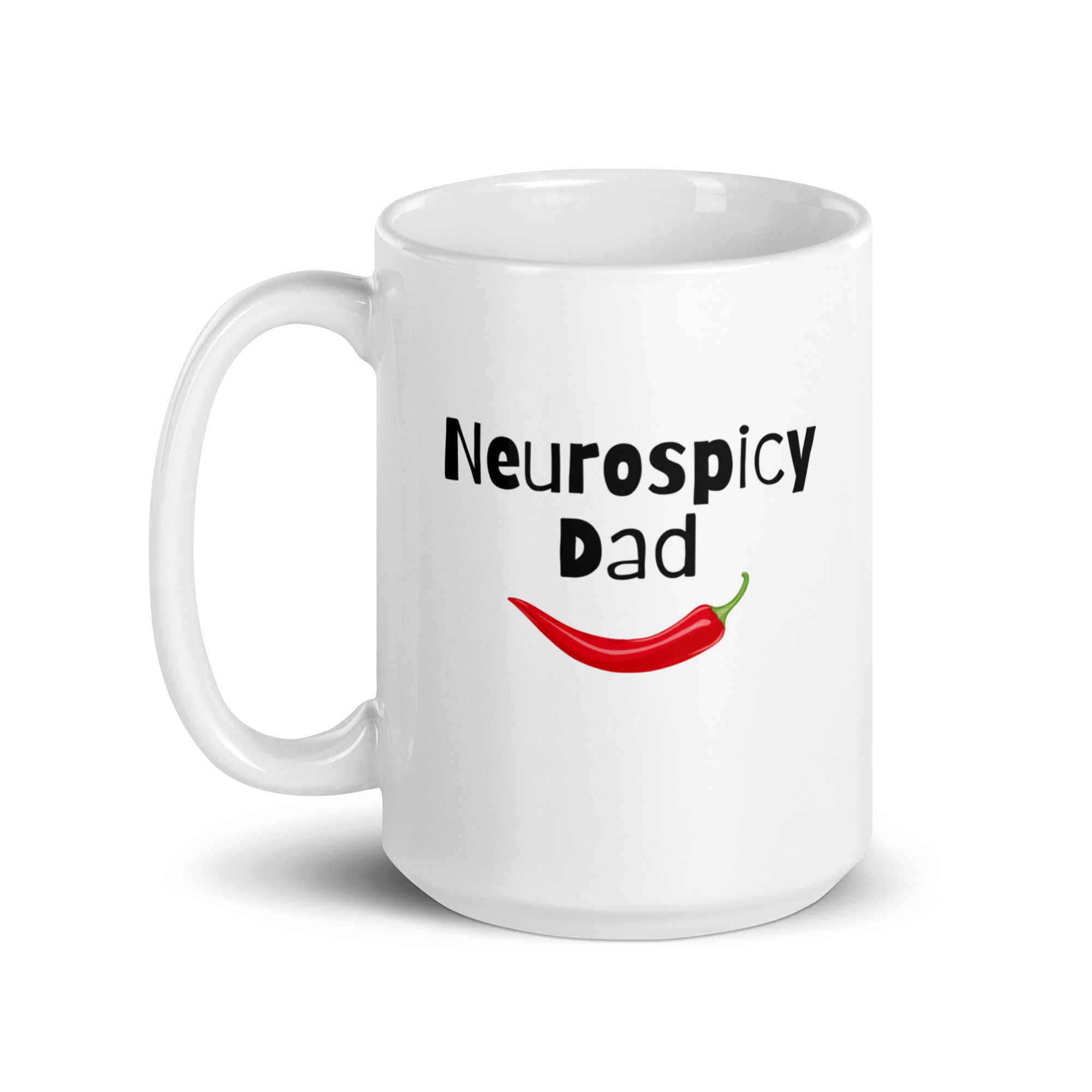 Neurospicy Dad | White Glossy Mug | The Neurospicy Store