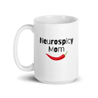 Neurospicy Mom Mug | White Glossy Mug | Gift for ND Moms white-glossy-mug-white-15-oz-handle-on-left-67d825bda4bbd Kitchen & Dining > Drinkware > Mugs
