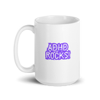ADHD Rocks! | White Glossy Mug | The Neurospicy Store