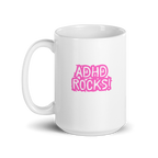 ADHD Rocks! | White Glossy Mug | The Neurospicy Store