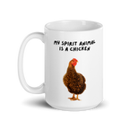 My Spirit Animal Is A Chicken | White Glossy Mug | The Neurospicy Store
