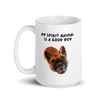 My Spirit Animal Is A Good Boy | White Glossy Mug | The Neurospicy Store