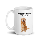 My Spirit Animal Is A Dog | White Glossy Mug | The Neurospicy Store
