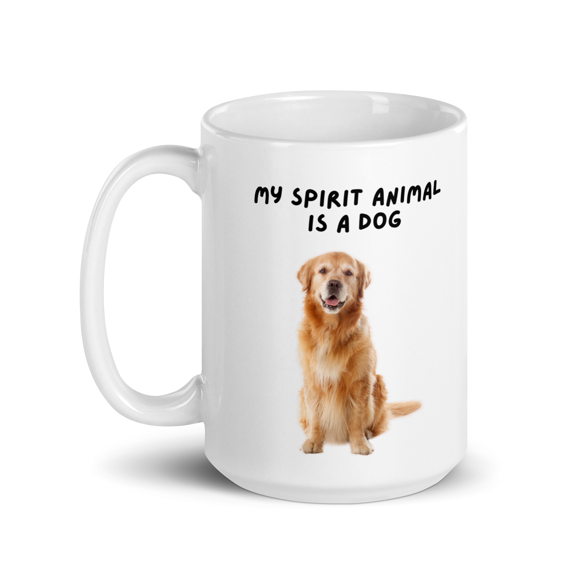 My Spirit Animal Is A Dog | White Glossy Mug | The Neurospicy Store