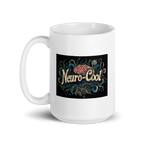 Neuro-Cool Neurodiversity | Glossy White Mug | ND Statements with Attitude white-glossy-mug-white-15-oz-handle-on-left-67dc64d6a4314 Kitchen & Dining > Drinkware > Mugs