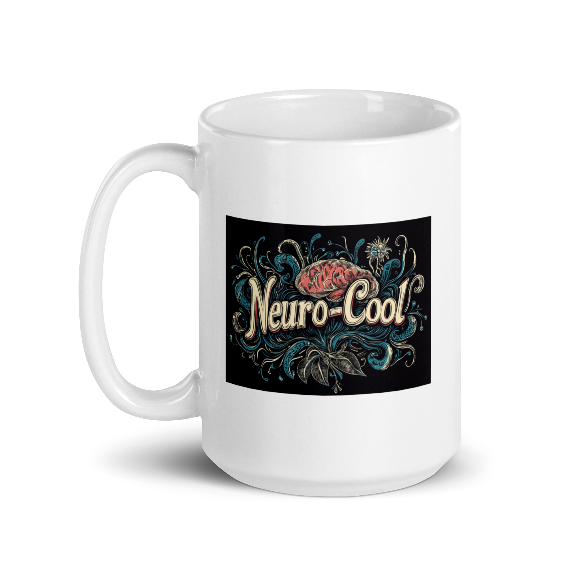 Neuro-Cool | White Glossy Mug | The Neurospicy Store