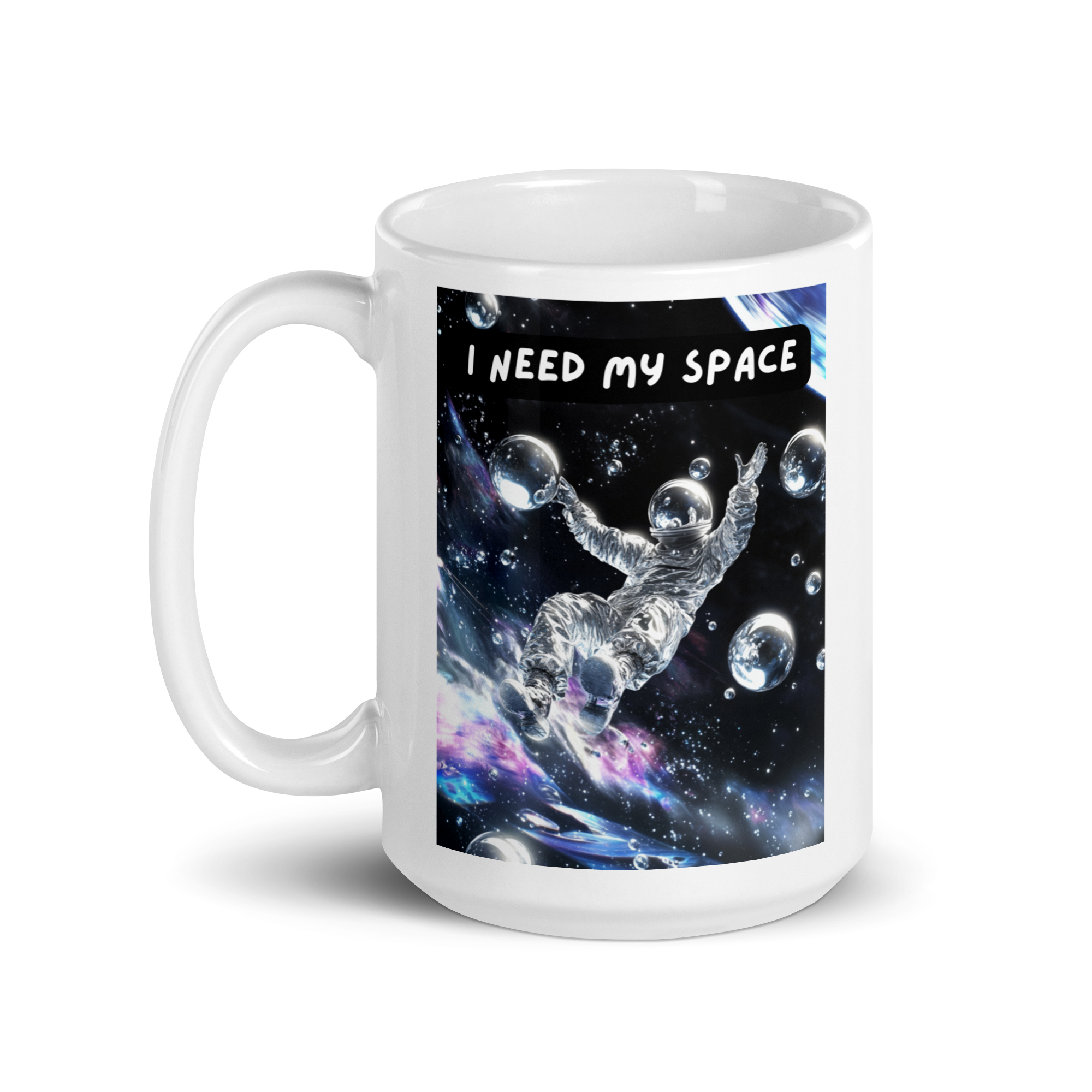 I Need My Space | White Glossy Mug | The Neurospicy Store