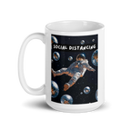 Social Distancing | White Glossy Mug | If You Love Space white-glossy-mug-white-15-oz-handle-on-left-67dd58b7e33e7 Kitchen & Dining > Drinkware > Mugs