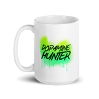 Dopamine Hunter | White Glossy Mug | The Neurospicy Store