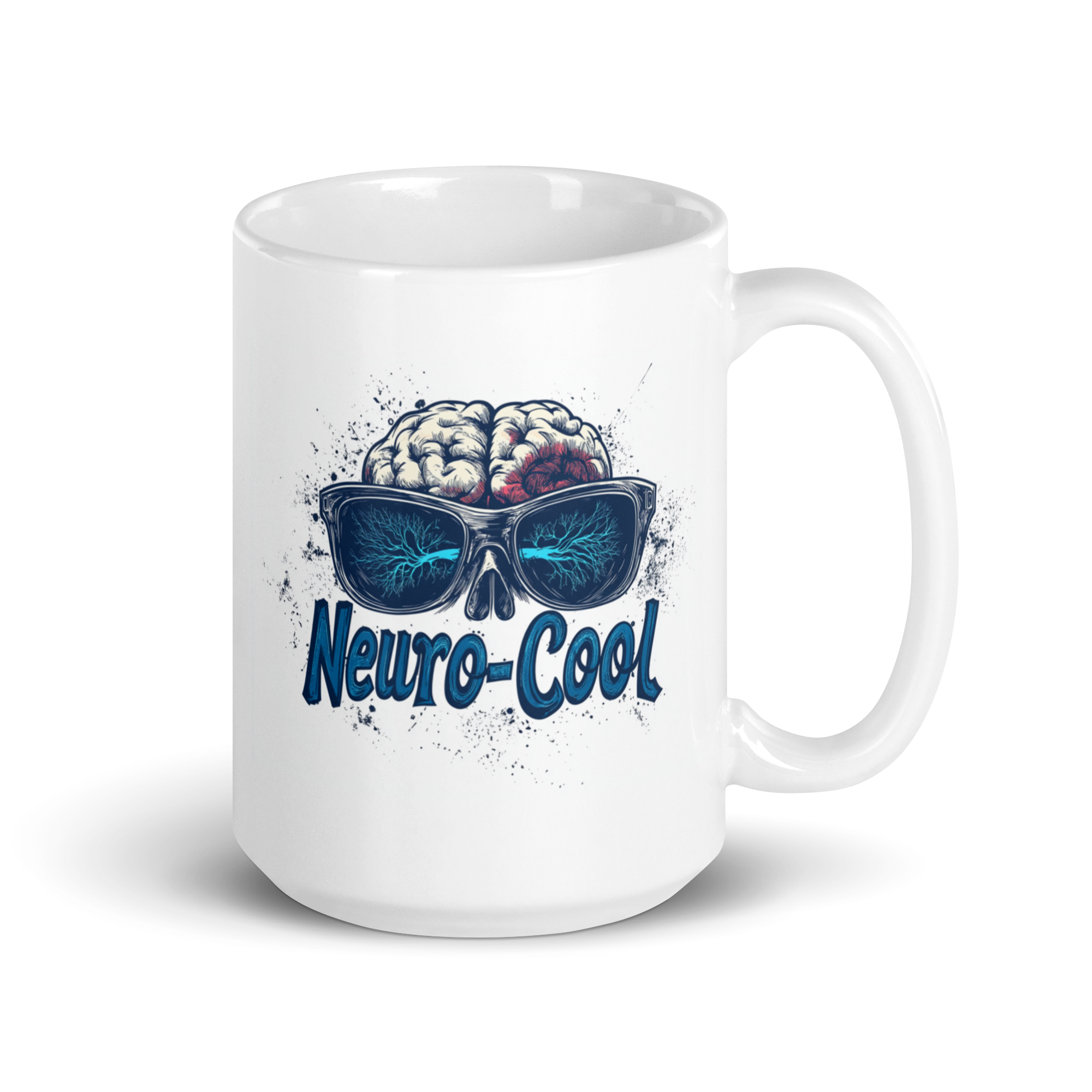 Neuro-Cool | White Glossy Mug | The Neurospicy Store 15 oz