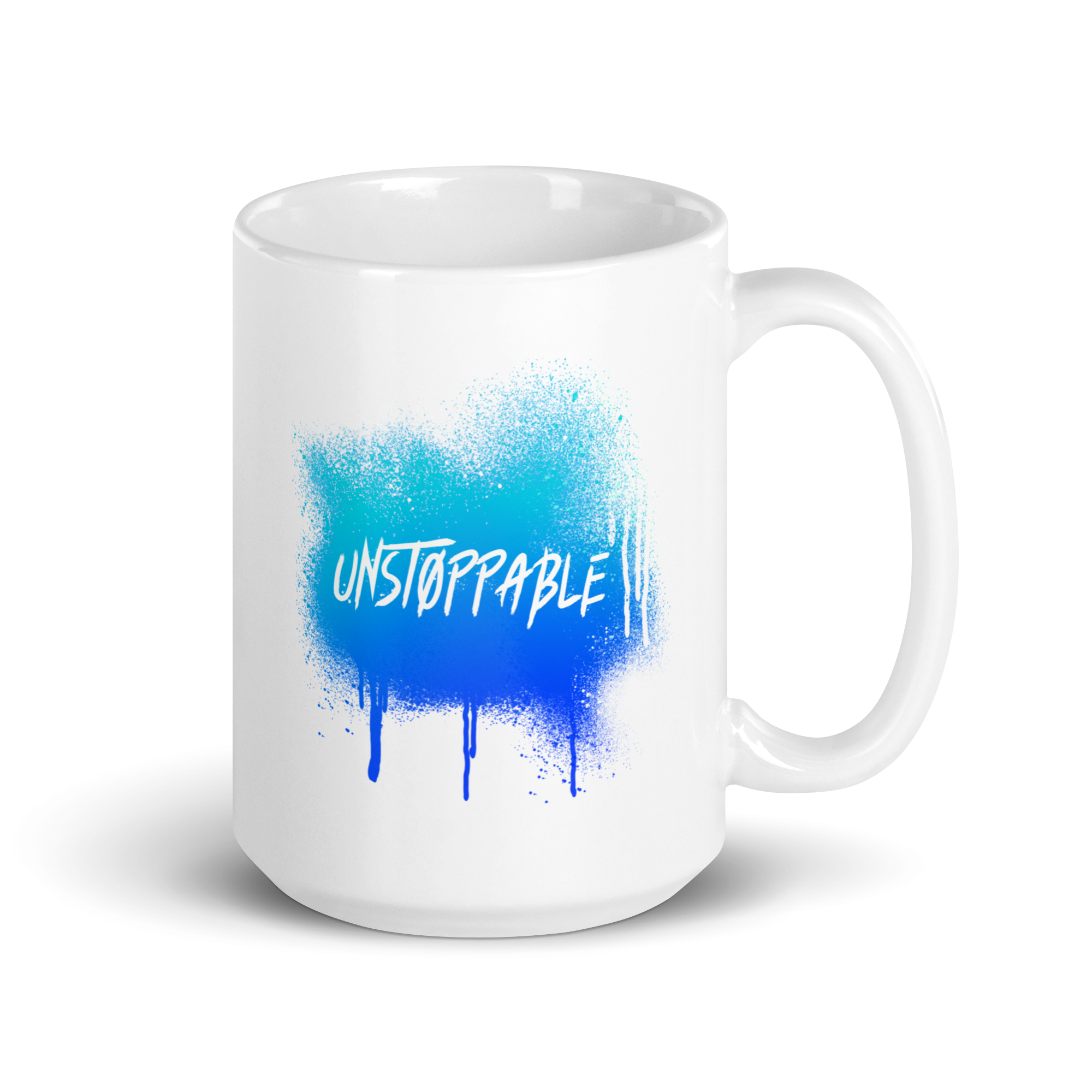 Unstoppable | White Glossy Mug | The Neurospicy Store 15 oz