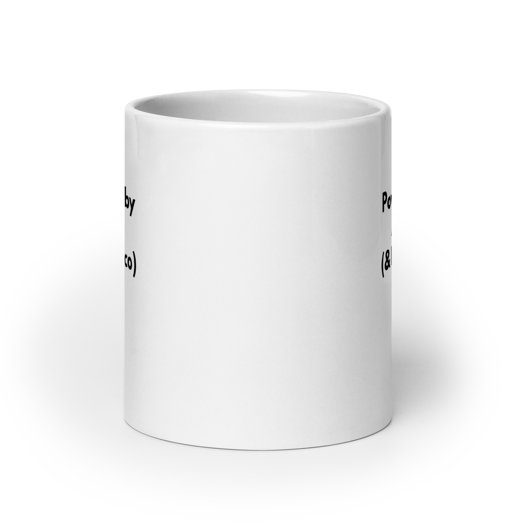 Powered by ADHD (& Prosecco) | White Glossy Mug | The Neurospicy Store