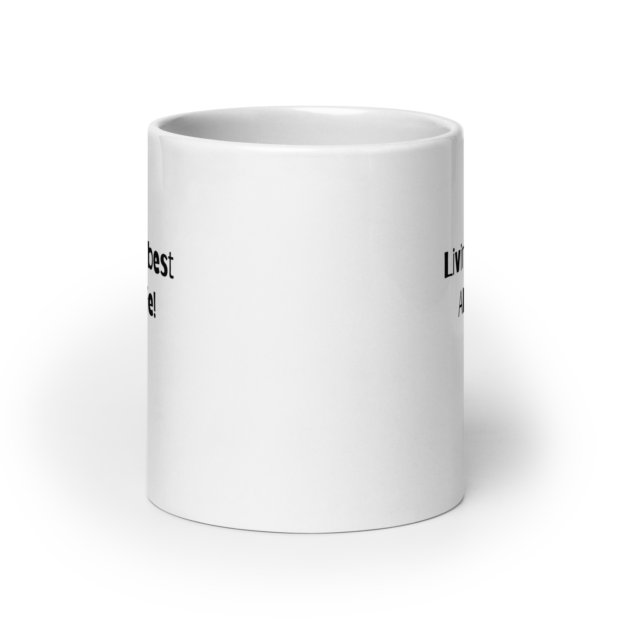 Living My Best ADHD Life! | White Glossy Mug | The Neurospicy Store
