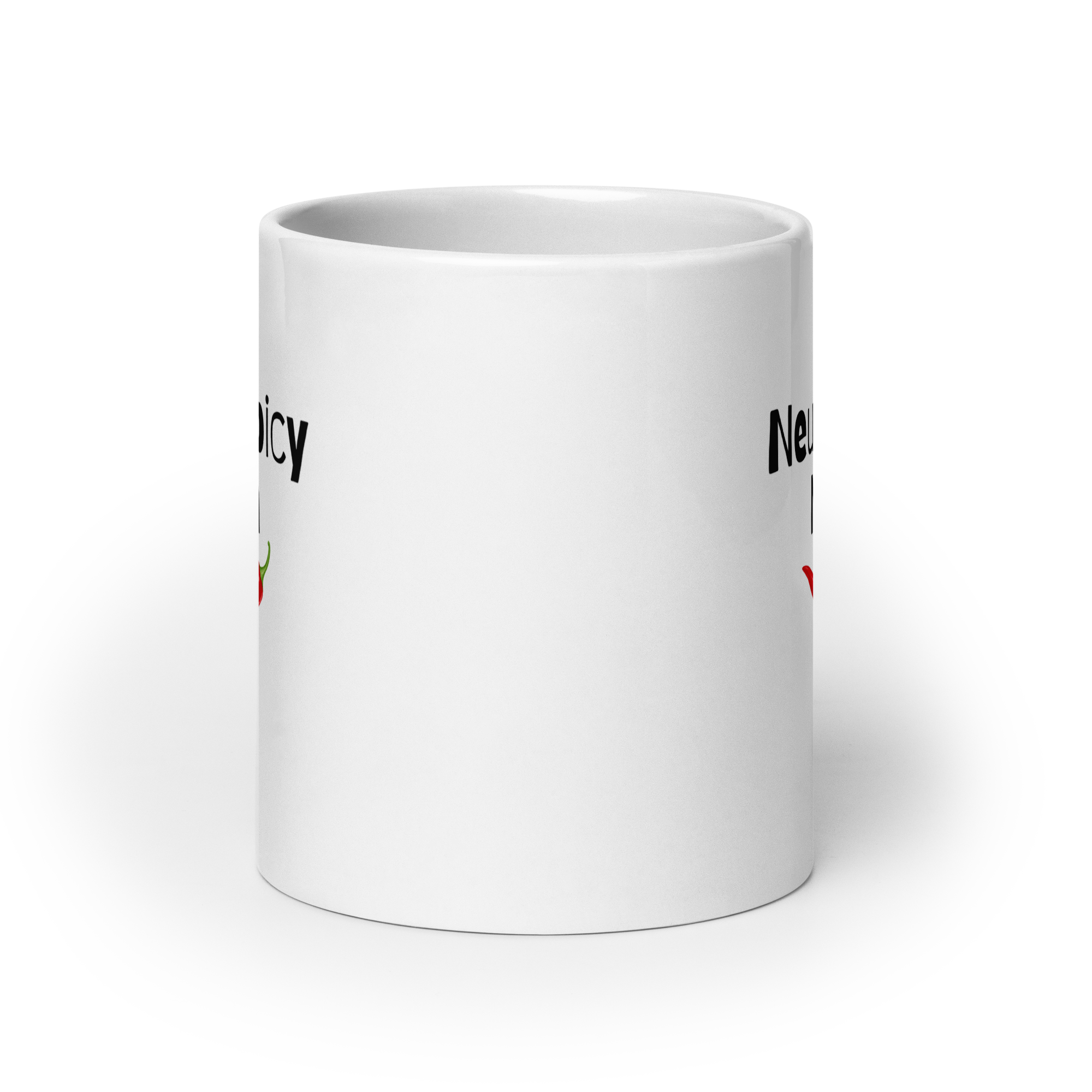Neurospicy Mom Mug | White Glossy Mug | Gift for ND Moms white-glossy-mug-white-20-oz-front-view-67d825bda4d6e Kitchen & Dining > Drinkware > Mugs