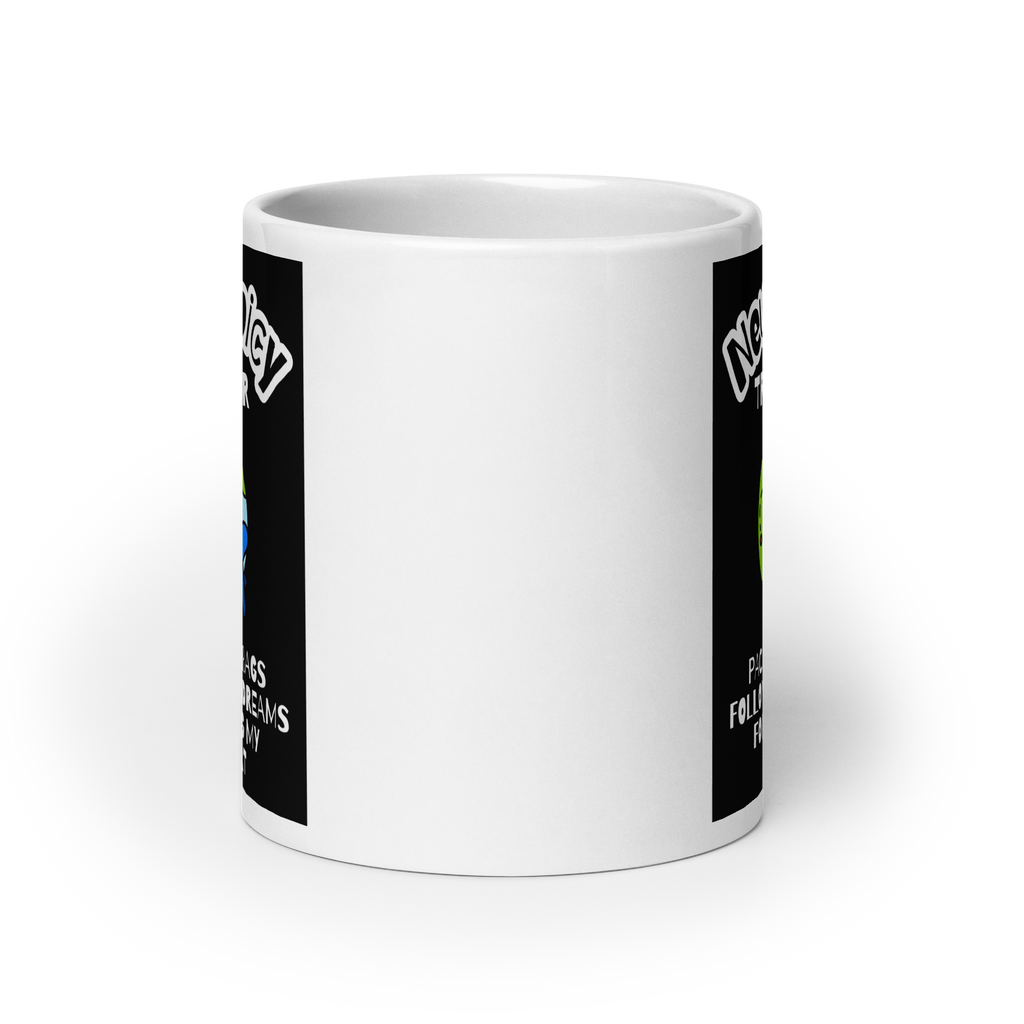 Neurospicy Traveller Packing My Bags Following My Dreams Forgetting My Passport | White Glossy Mug | The Neurospicy Store