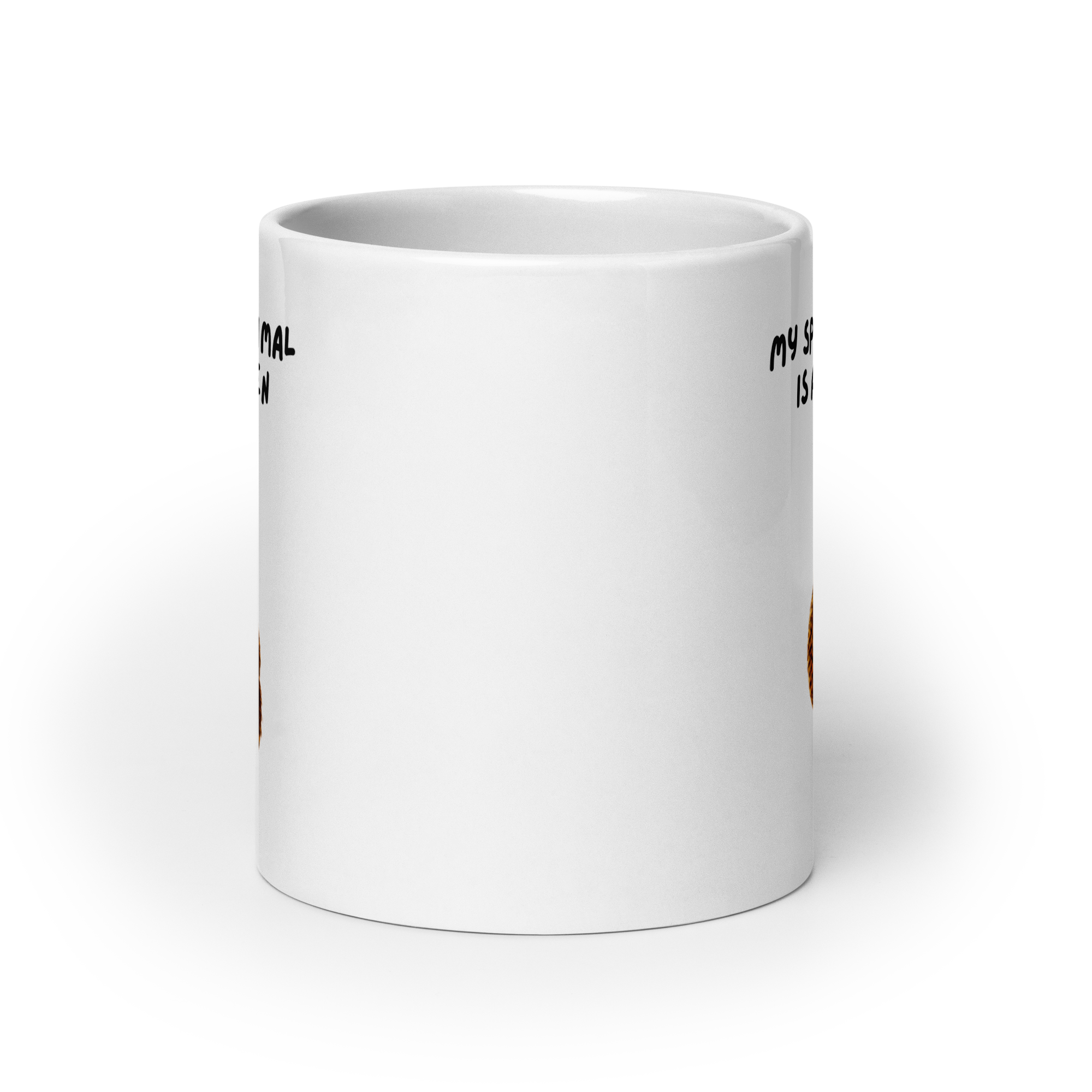 My Spirit Animal Is A Chicken | White Glossy Mug | The Neurospicy Store