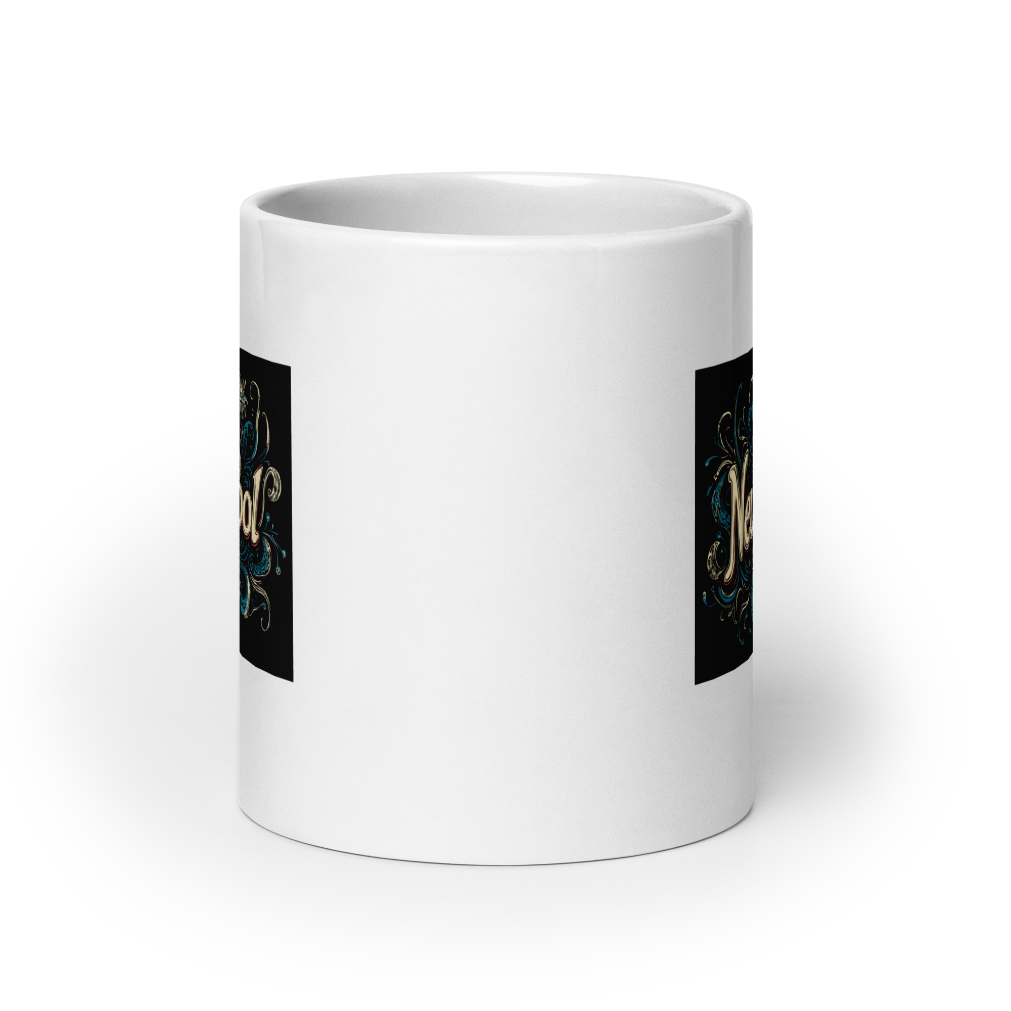 Neuro-Cool Neurodiversity | Glossy White Mug | ND Statements with Attitude white-glossy-mug-white-20-oz-front-view-67dc64d6a4562 Kitchen & Dining > Drinkware > Mugs
