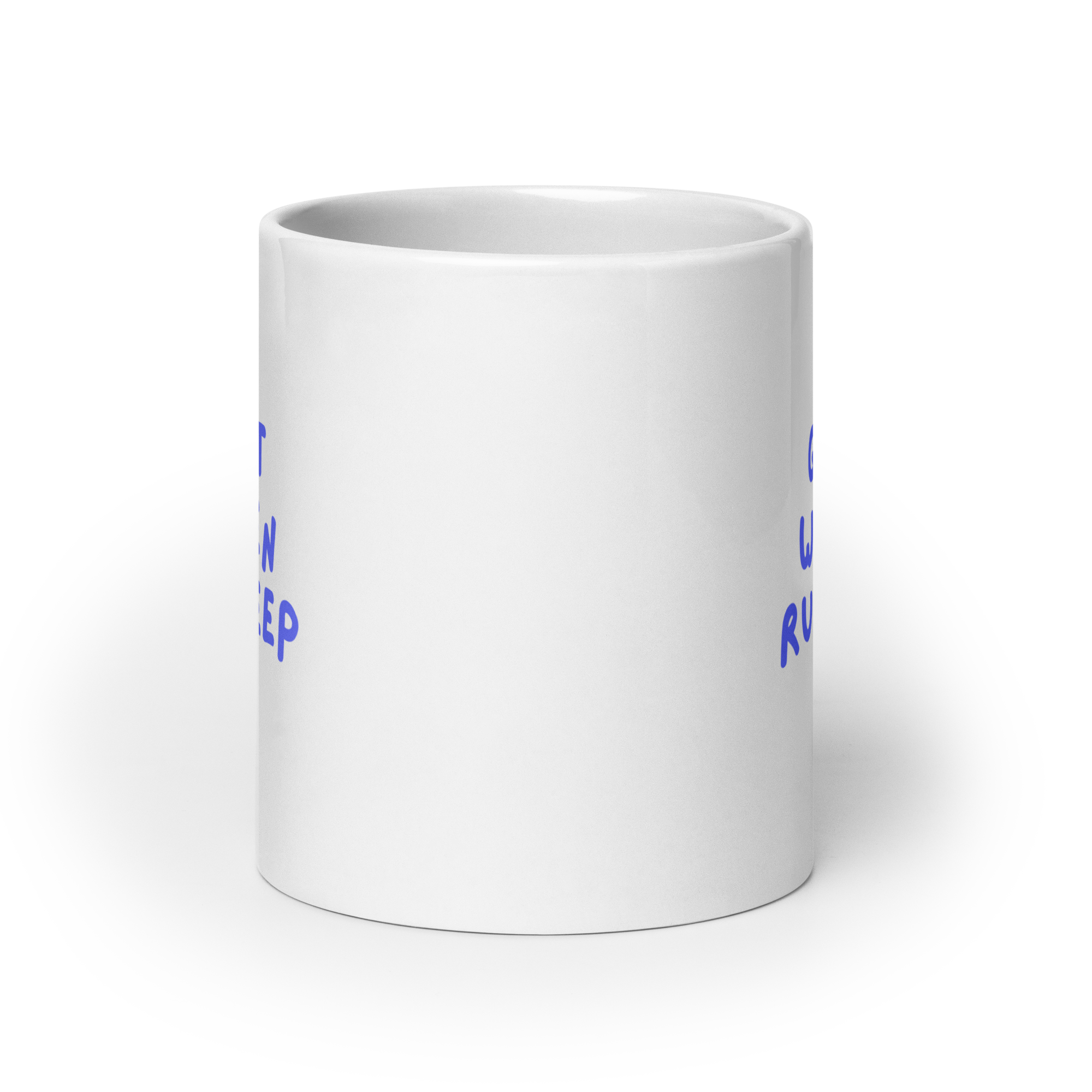 Quiet Women Run Deep Mug | Glossy White Mug | Gifts for Quiet Women white-glossy-mug-white-20-oz-front-view-67dc768667985 Kitchen & Dining > Drinkware > Mugs