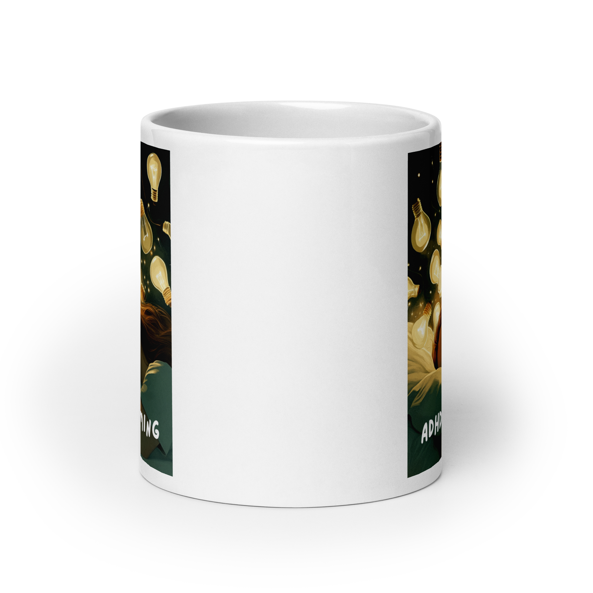 ADHD Dreaming | White Glossy Mug | The Neurospicy Store
