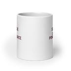 Solitude Is My Power Source | White Glossy Mug | The Neurospicy Store