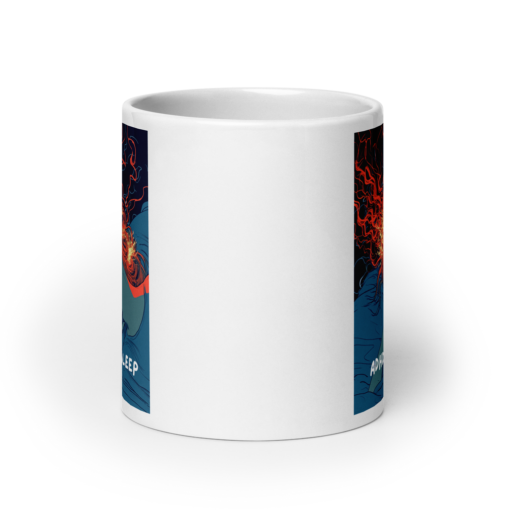 ADHD Deep Sleep | White Glossy Mug | The Neurospicy Store