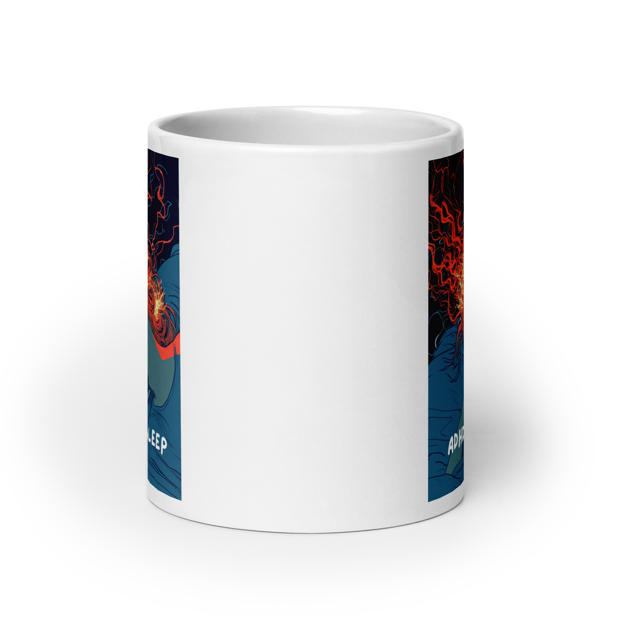 ADHD Deep Sleep | White Glossy Mug | The Neurospicy Store
