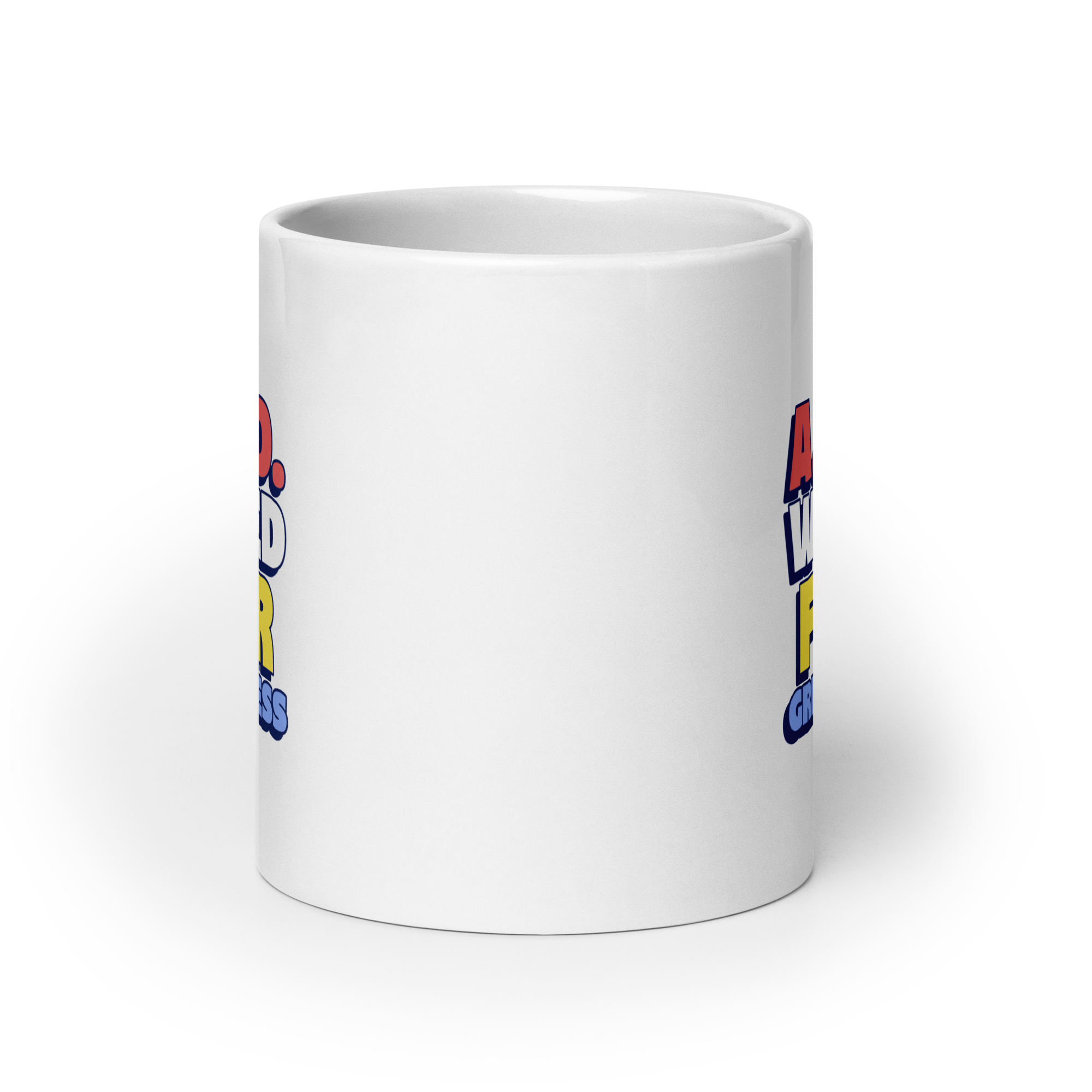 A.D.D. Wired For Greatness | White Glossy Mug | The Neurospicy Store