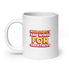 Neurospicy And Wired For Greatness | White Glossy Mug | The Neurospicy Store