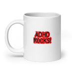 ADHD Rocks! | White Glossy Mug | The Neurospicy Store