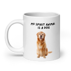 My Spirit Animal Is A Dog | White Glossy Mug | The Neurospicy Store