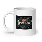 Neuro-Cool Neurodiversity | Glossy White Mug | ND Statements with Attitude white-glossy-mug-white-20-oz-handle-on-left-67dc64d6a4505 Kitchen & Dining > Drinkware > Mugs