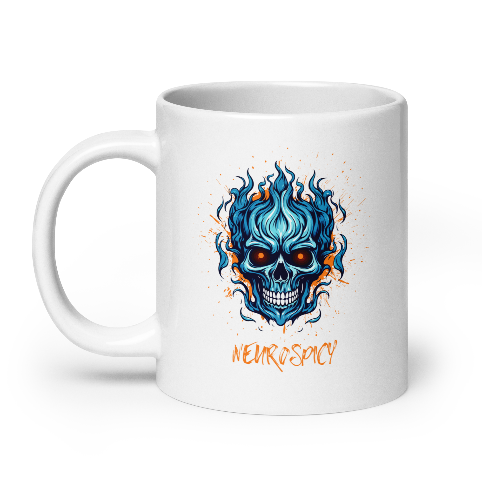 Neuro-Cool | Glossy White Mug | ND Designs with Attitude white-glossy-mug-white-20-oz-handle-on-left-67dc65b0ecf16 Kitchen & Dining > Drinkware > Mugs