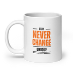 Stay Never Change Unique | White Glossy Mug | The Neurospicy Store